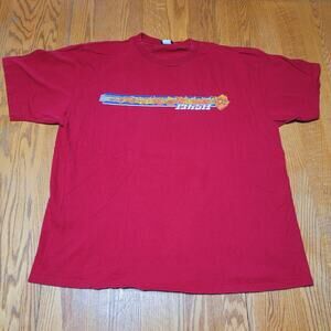1997 Phish Concert Tour T Shirt Vintage Butterfly Koi Two-Sided Red XL Dry Goods